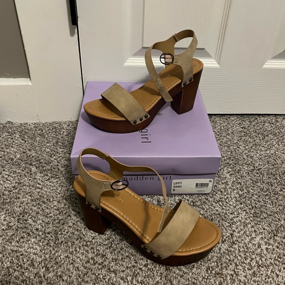 Madden Girl Lifft Block Heel